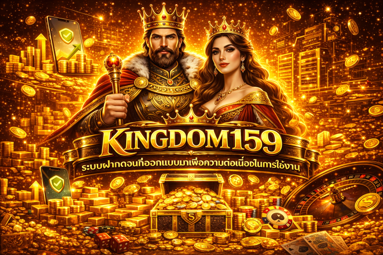 KINGDOM159 ระบบฝากถอน ที่ออกแบบมาเพื่อความต่อเนื่องในการใช้งาน